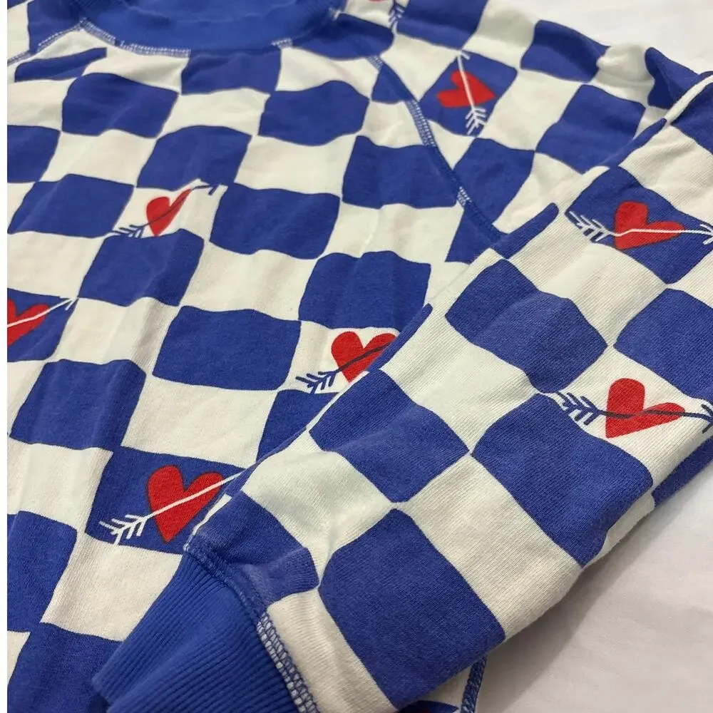 Hanna Andersson Kids 10 Red Heart Arrow Pullover Sweatshirt Valentine's Day